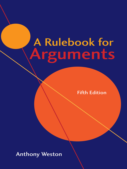 Upplýsingar um A Rulebook for Arguments eftir Anthony Weston - Biðlisti
